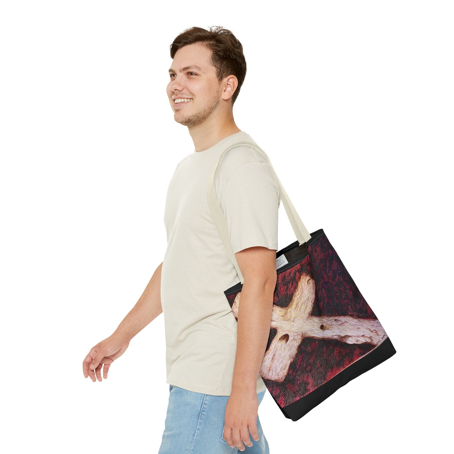 Handy Tote Bag (AOP) Sizes For All Stuff
