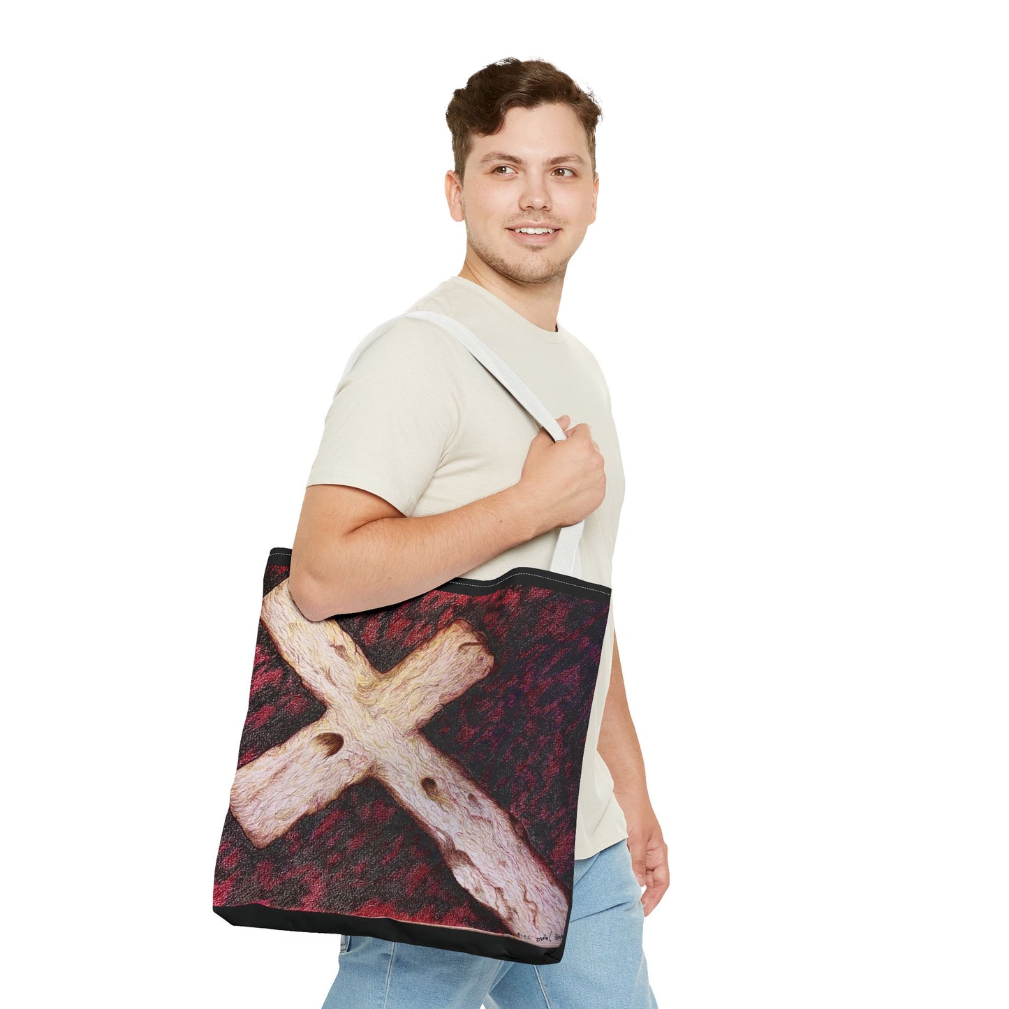 Handy Tote Bag (AOP) Sizes For All Stuff