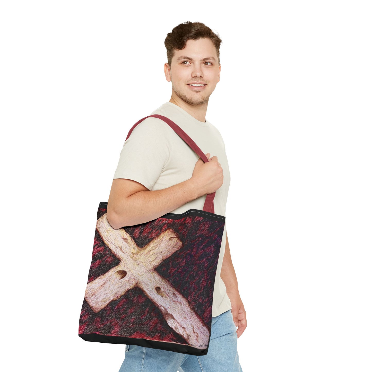 Handy Tote Bag (AOP) Sizes For All Stuff