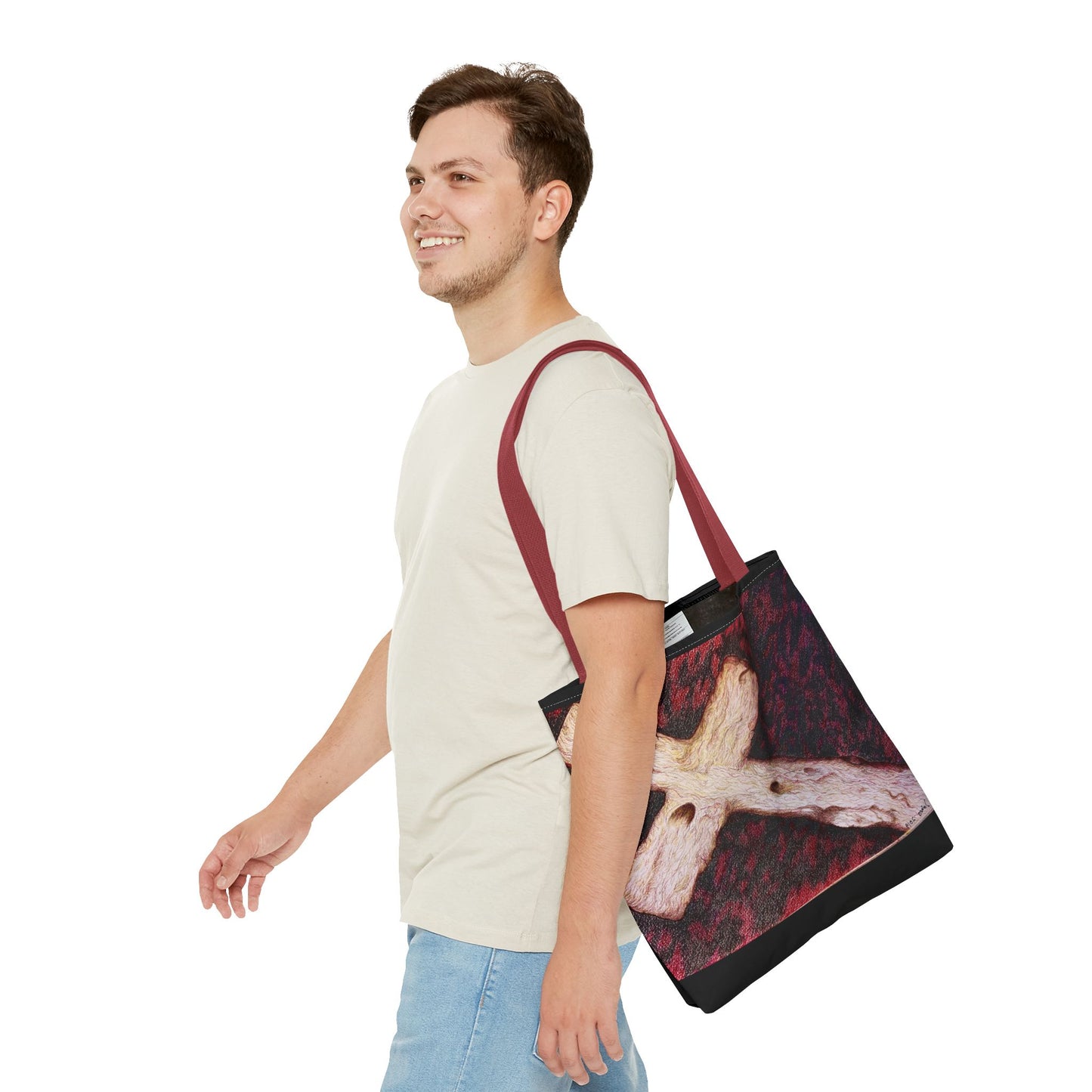 Handy Tote Bag (AOP) Sizes For All Stuff