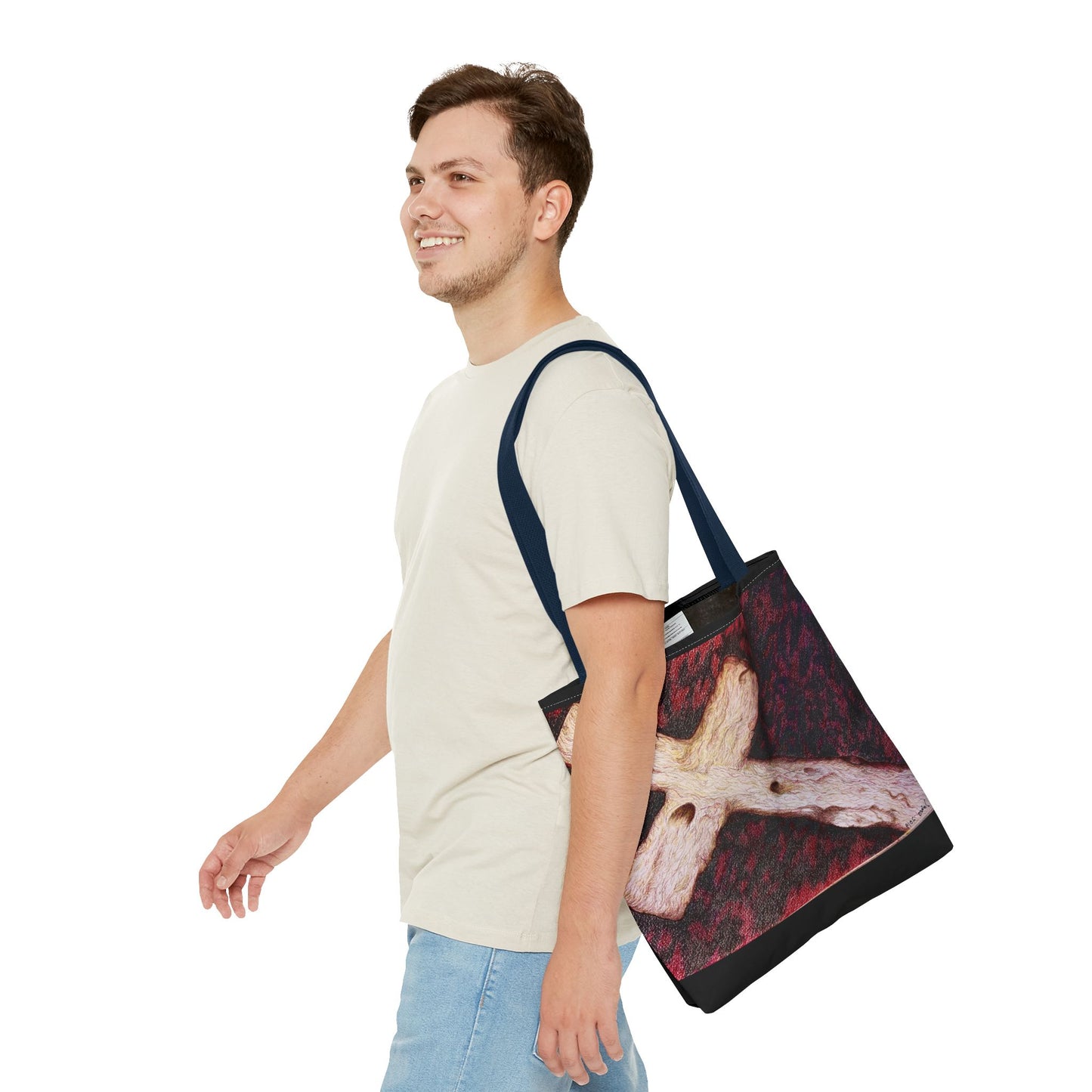 Handy Tote Bag (AOP) Sizes For All Stuff
