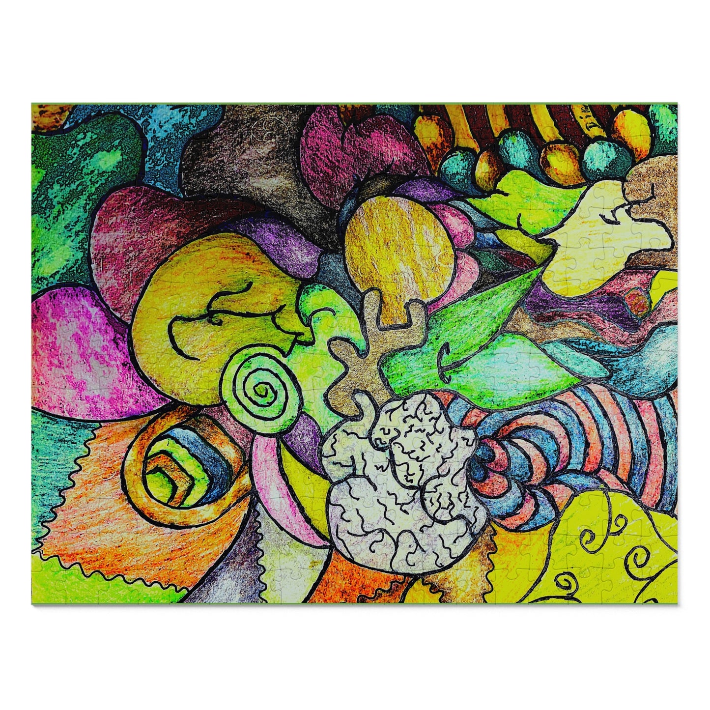 What's In My Brain Jigsaw Puzzle with Tin